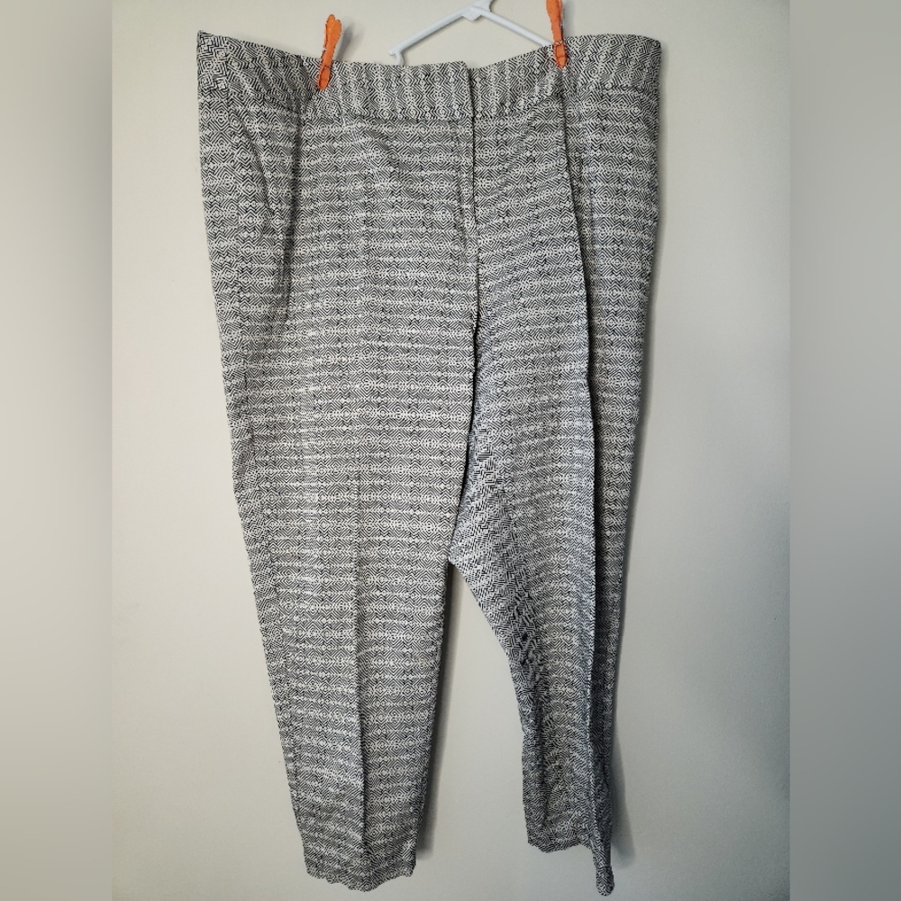 Gray Houndstooth Pants